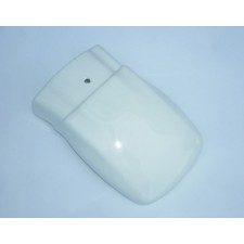 FRONT FENDER MUDGUARD END - WHITE - JAWA 50/585 MOSQUITO